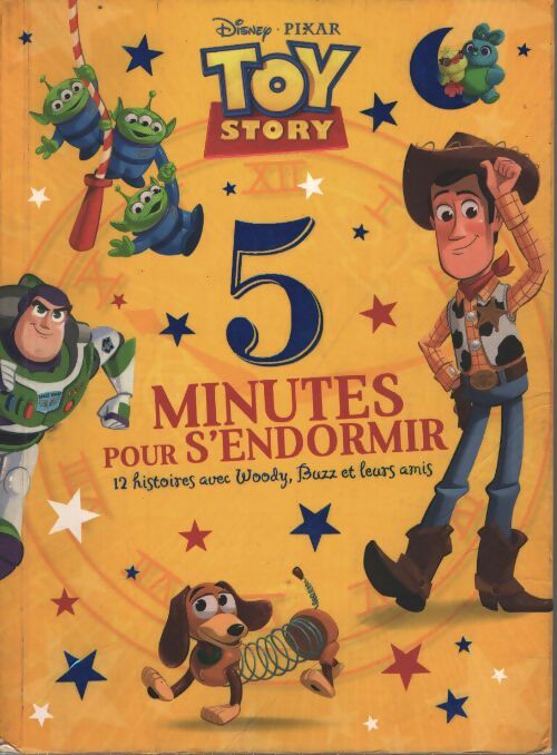 Toy story - 5 minutes pour s'endormir - 12 histoires avec woody buzz et leurs amis - disney pixar - Collectif - Livre