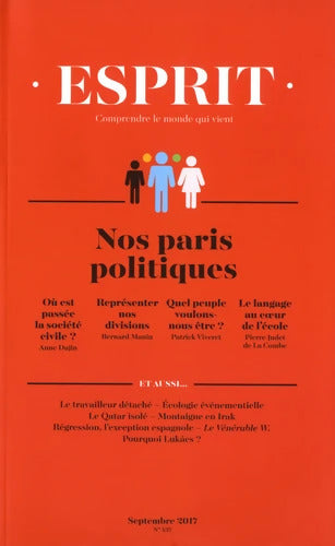 REVUE ESPRIT N 437 RENTRÉE POLITIQUE - Collectif - Livre