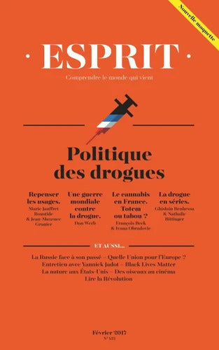 Esprit - Politique des drogues : Février 2017 - Collectif - Livre