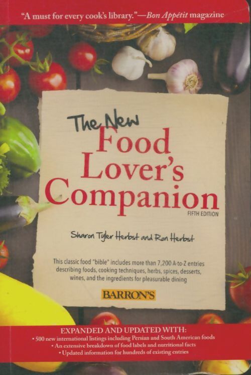 The new food lover's companion - Ron Herbst - Livre