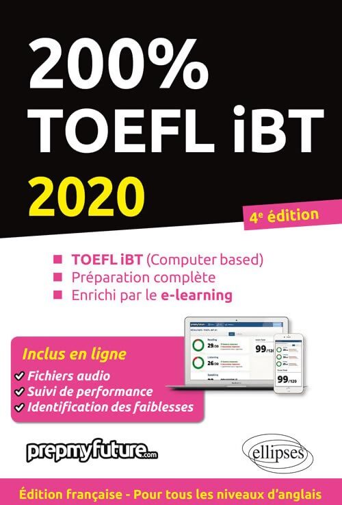 200% TOEFL iBT : Toefl ibt préparation complète enrichi par le e-learning - Lara Fenyar - Livre