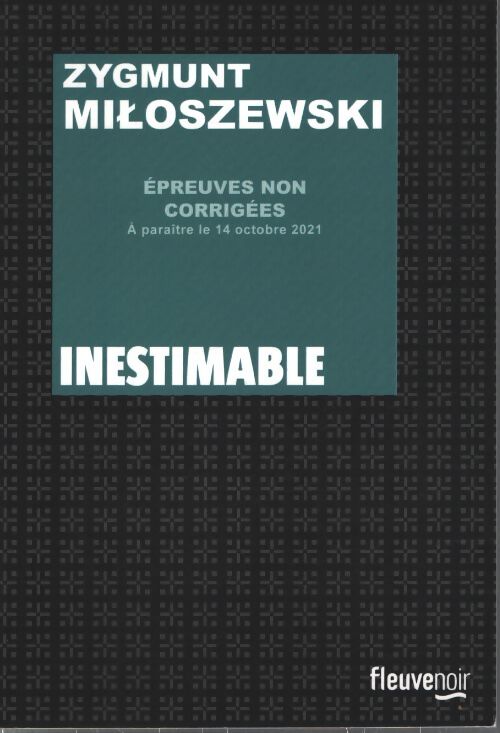 Inestimable - Zygmunt Miloszewski - Livre
