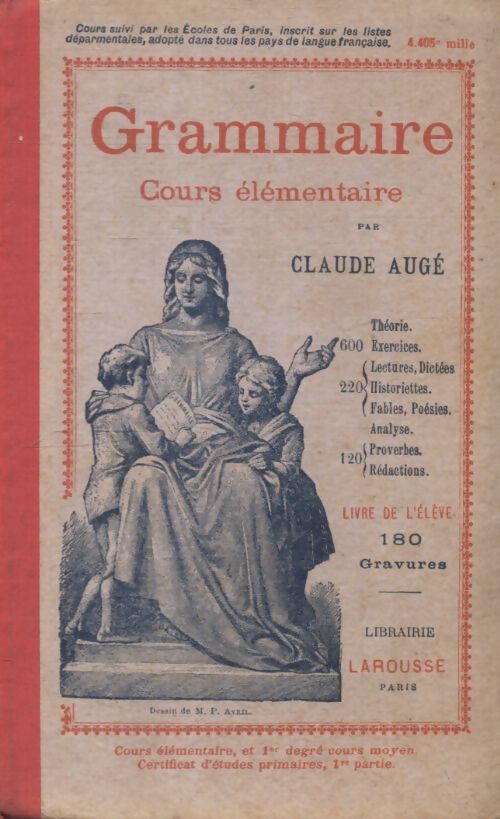 Grammaire CE - Claude Augé - Livre