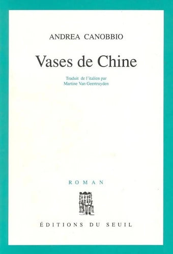 Vases de Chine - Canobbio - Livre