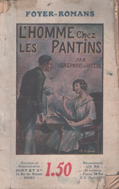 L'homme chez les pantins - Gaspard De Weede - Livre