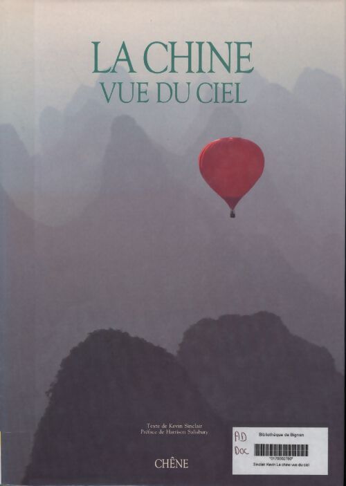 La Chine vue du ciel - Kevin Sinclair - Livre
