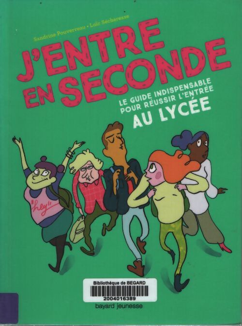 J'entre en seconde - Sandrine Pouverreau - Livre