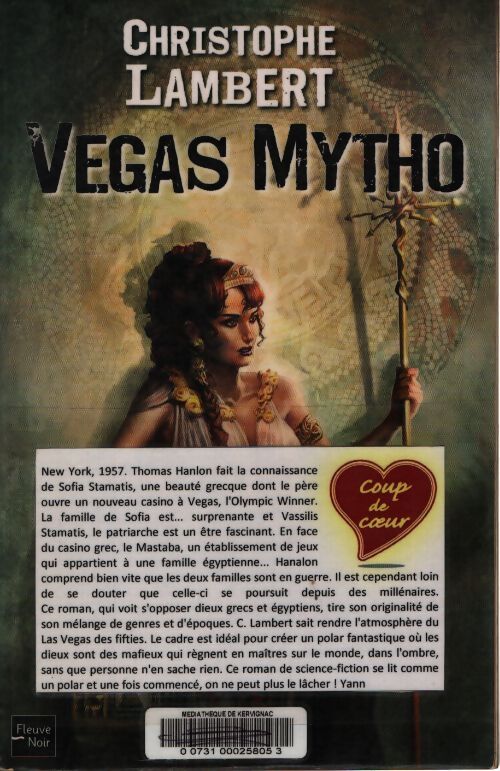 Vegas mytho - Christophe Lambert - Livre