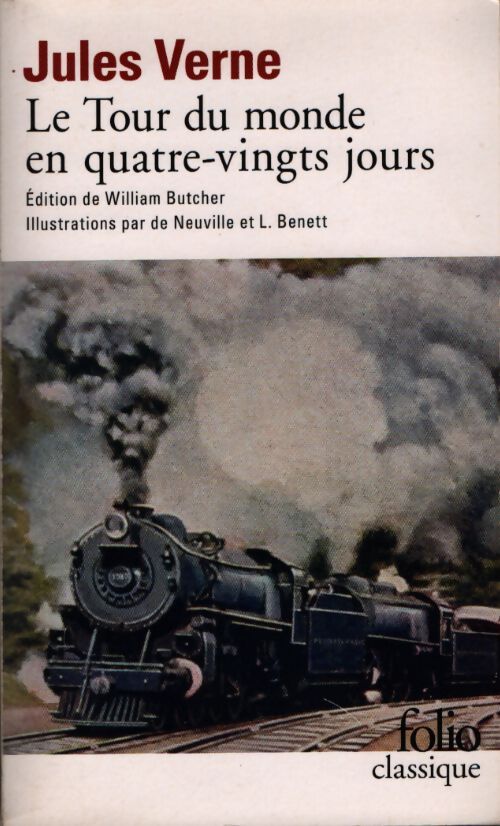 Le tour du monde en 80 jours - Jules Vernes - Livre