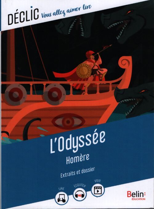 L'odyssée d'Homère. Extraits et dossiers - Florence Cognard - Livre