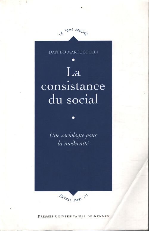 Consistance du social - Pur - Livre
