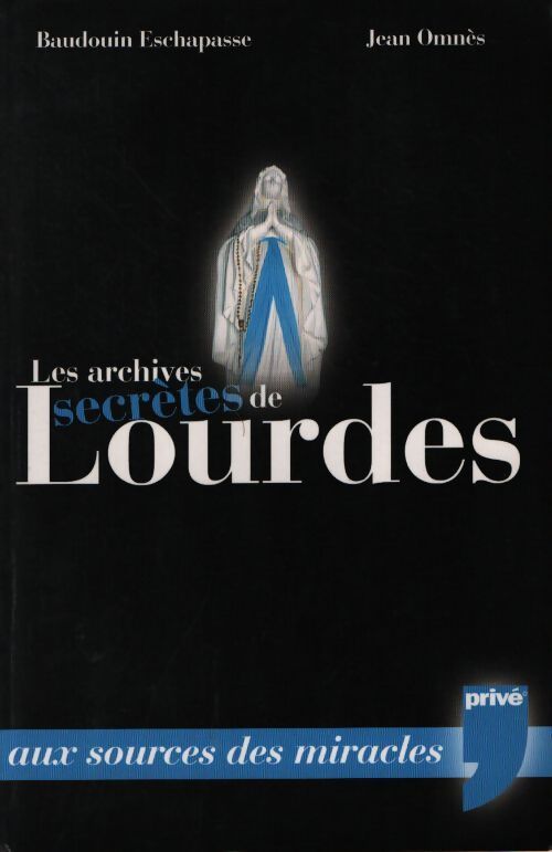 Les archives secrètes de lourdes - Baudouin Eschapasse - Livre