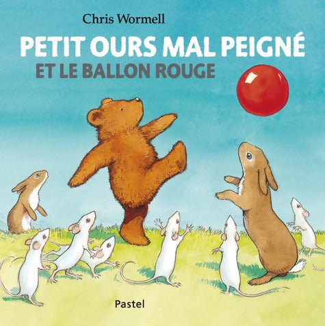 Petit ours mal peigné - et le ballon rouge - Chris Wormell - Livre
