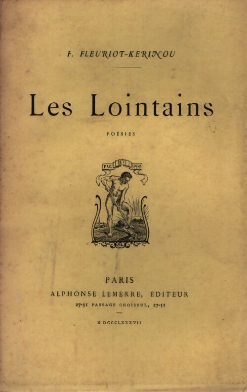Les lointains - F Fleuriot-Kerinou - Livre