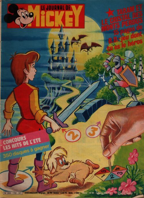 Le journal de Mickey n°1781 : Taram et le cristal des monts perdus - Collectif - Livre