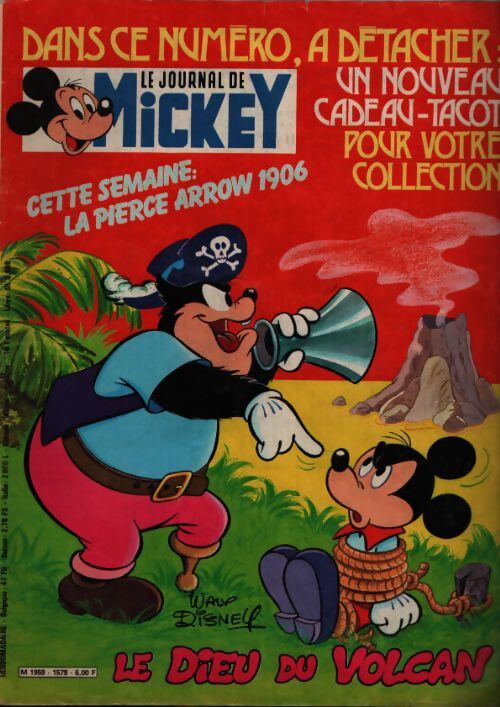 Le journal de Mickey n°1579 : Le dieu du volcan - Collectif - Livre
