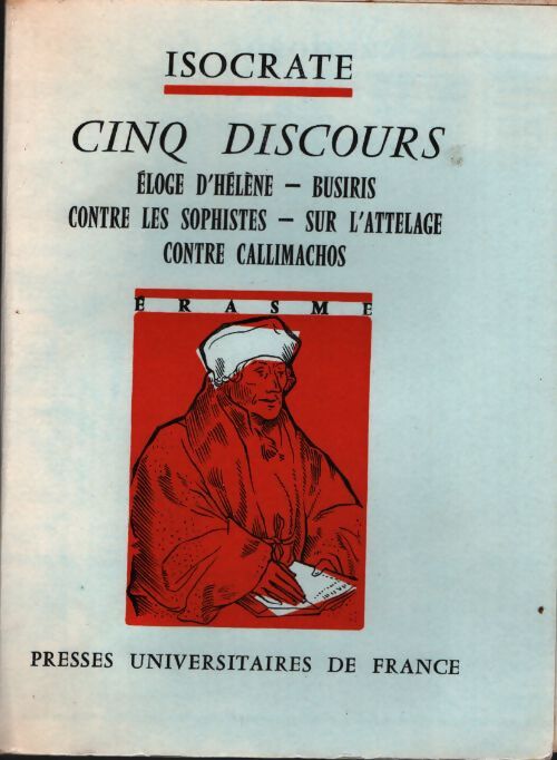 Cinq discours - Isocrate - Livre