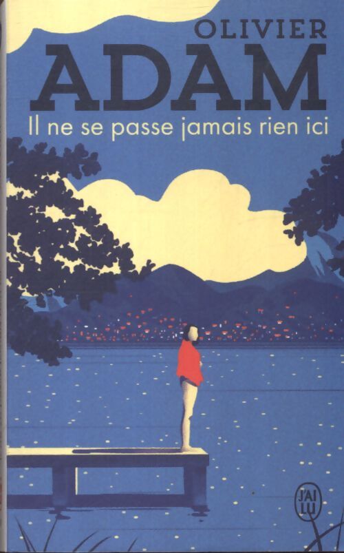 Il ne se passe jamais rien ici - Olivier Adam - Livre