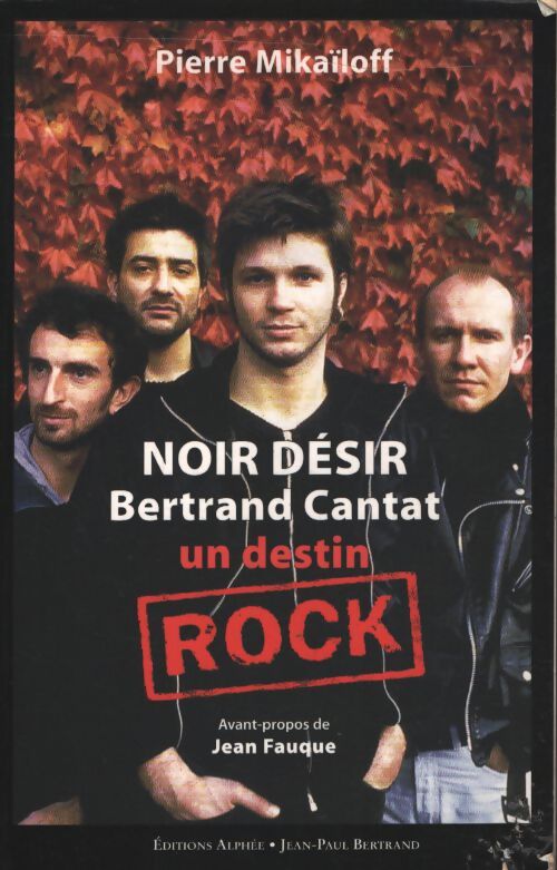 Noir désir bertrand cantat : Un destin rock - Pierre Mikaïloff - Livre