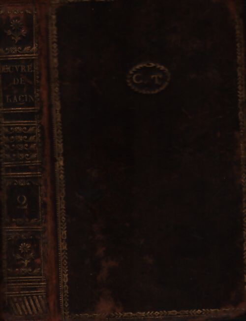 Oeuvres de Jean Racine Tome II - Jean Racine - Livre
