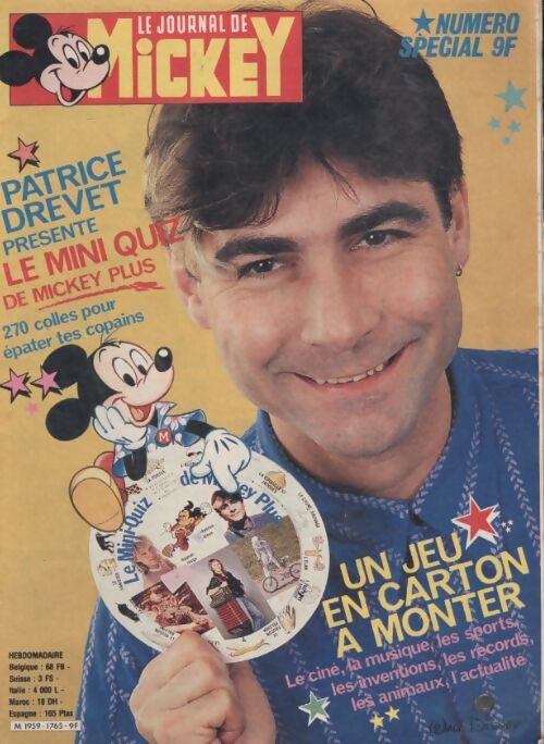 Le journal de Mickey n°1765 : Patrice Drevet - Collectif - Livre