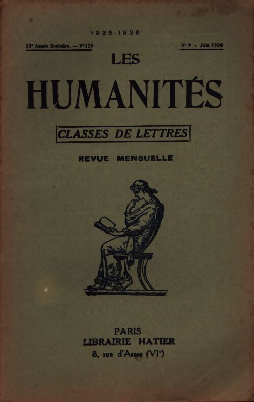 Les humanités. Classes de lettres n°120 - Collectif - Livre