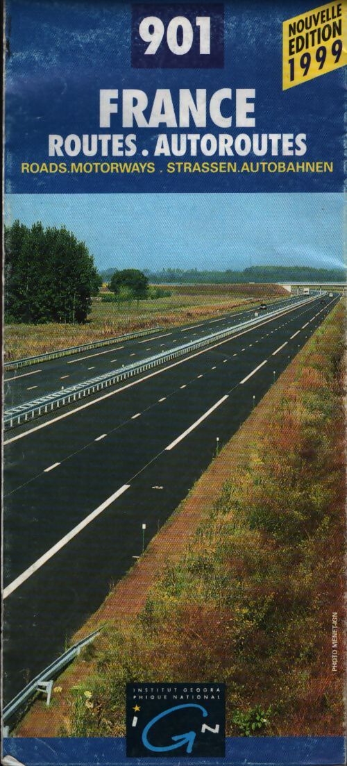 Carte routière : France routes autoroutes n°901 - Collectif - Livre