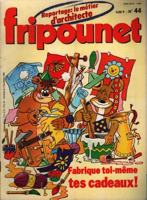 Fripounet 1982 n°44 : Le métier d'architecte - Collectif - Livre