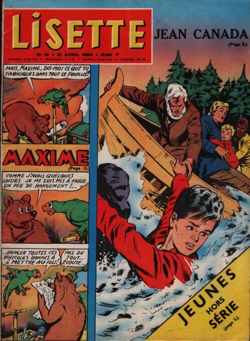 Lisette 1963 n°16 : Jean Canada - Collectif - Livre