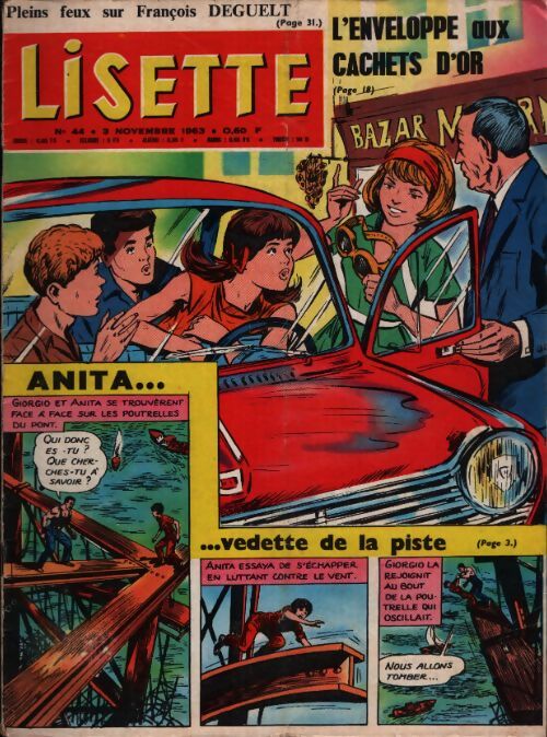 Lisette 1963 n°44 : L'enveloppe aux cachets d'or - Collectif - Livre