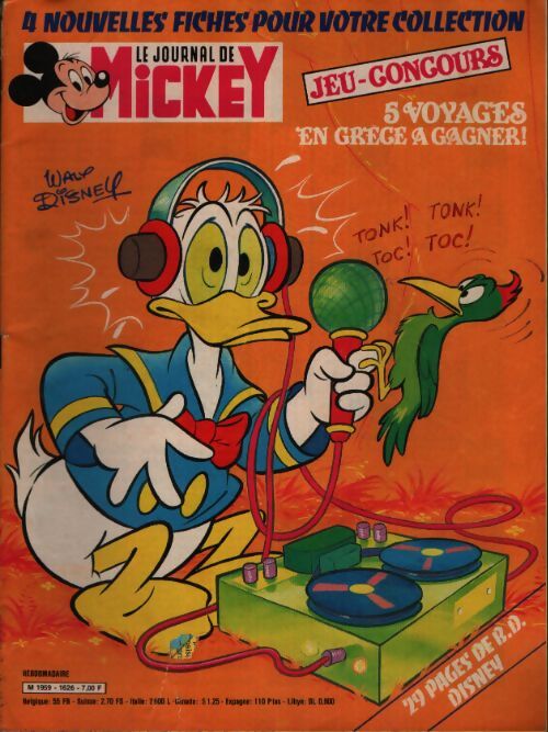 Le journal de Mickey n°1626 - Collectif - Livre