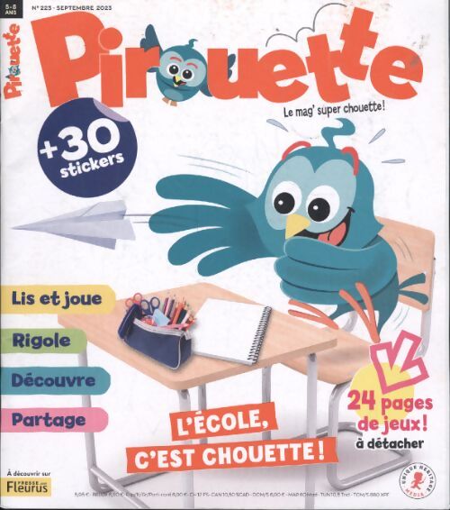 Pirouette n°223 : L'école, c'est chouette ! - Collectif - Livre
