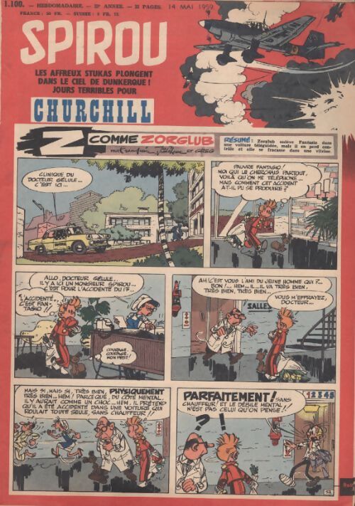 Spirou n°1100 : Churchill - Collectif - Livre