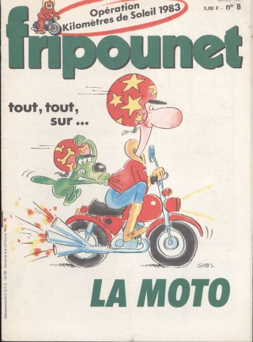 Fripounet 1983 n°8 : La moto - Collectif - Livre