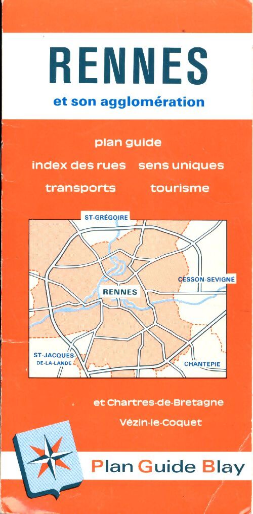 Plan de ville : Rennes - Collectif - Livre