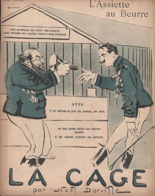 L'assiette au beurre n°62 : La cage - Collectif - Livre