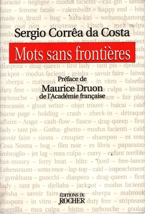 Mots sans frontières - Sergio Corrêa Da Costa - Livre