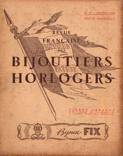 Revue française des bijoutiers horlogers n°87 - Collectif - Livre