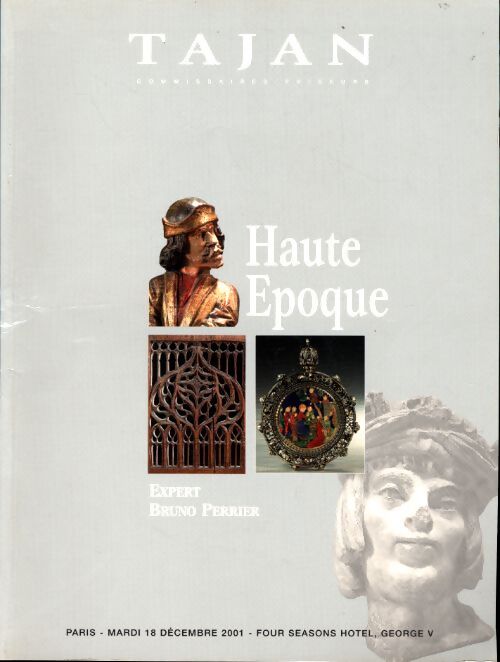 Etude Tajan 18 décembre 2001 : Haute Epoque - Collectif - Livre