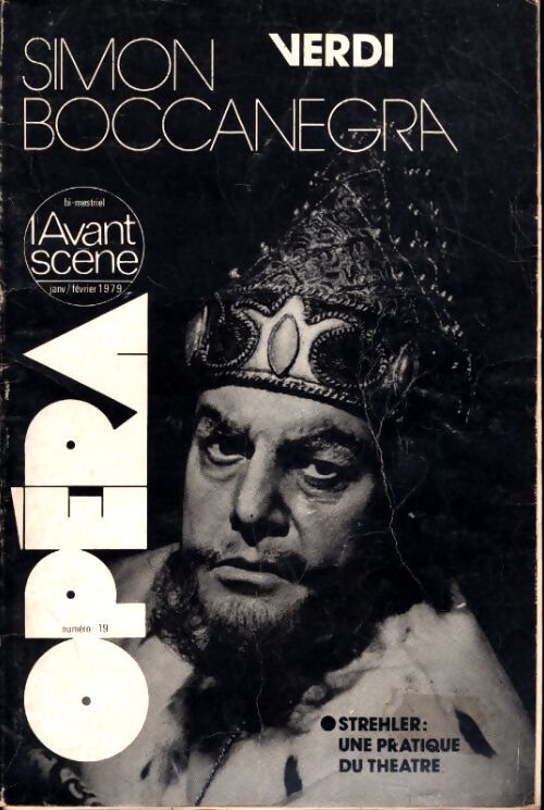 L'avant scène Opéra n°19 : Verdi : Simon Boccanegra - Collectif - Livre