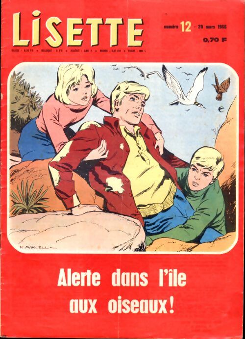 Lisette 1966 n°12 : Alerte dans l'île aux oiseaux ! - Collectif - Livre