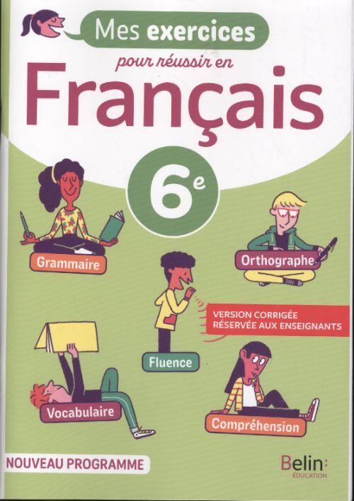 Cahier français 6e mes exercices pour réussir : Cahier élève - Julie Dabriou - Livre