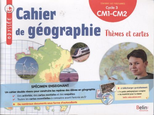 Odyssée cycle 3 - cahier de géographie - Youenn Goasdoué - Livre