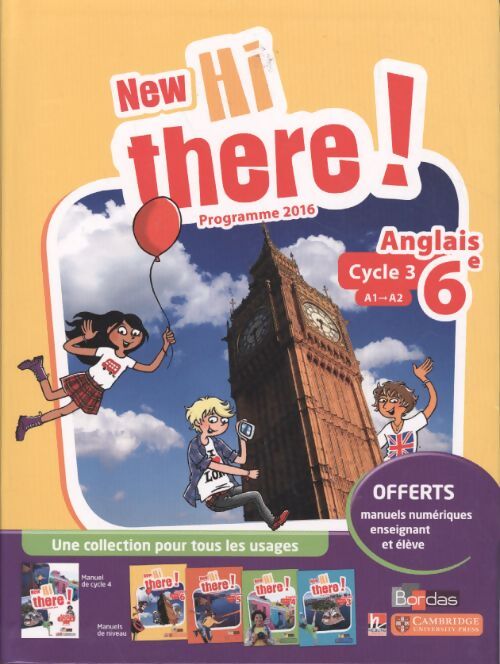 New hi there! - anglais 6e - Collectif - Livre