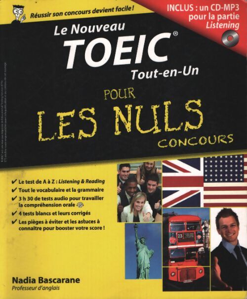 Le nouveau TOEIC tout-en-un pour les nuls - Nadia Bascarane - Livre