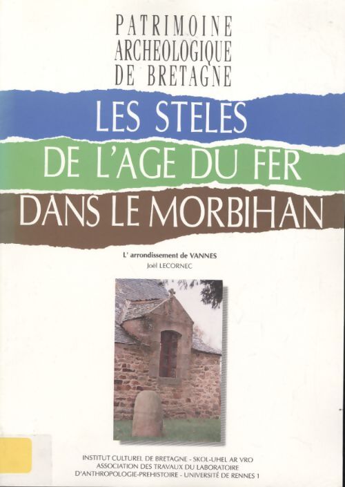 Les stèles de l'âge du fer dans le Morbihan : L'arrondissement de vannes - Joël Lecornec - Livre