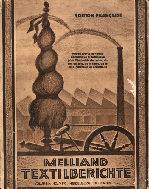 Les Melliand textilberichte Volume X n°IV - Collectif - Livre