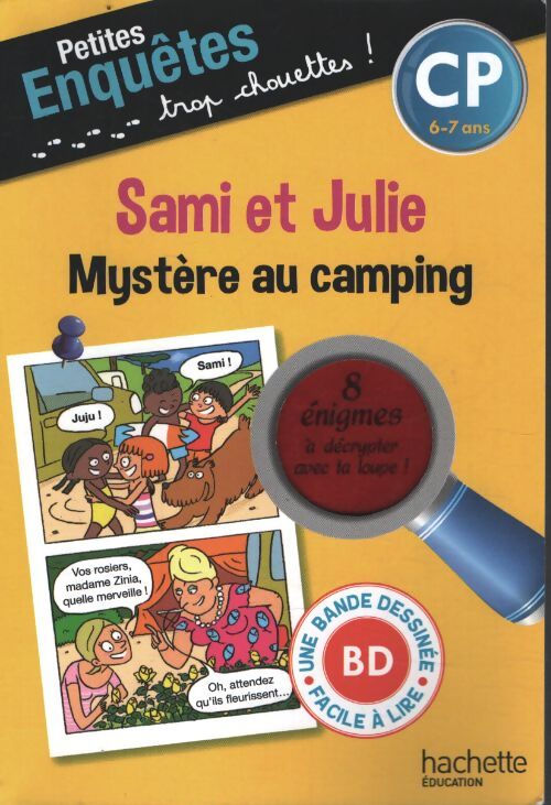 Sami et Julie mystère au camping CP - cahier de vacances - Emmanuelle Massonaud - Livre