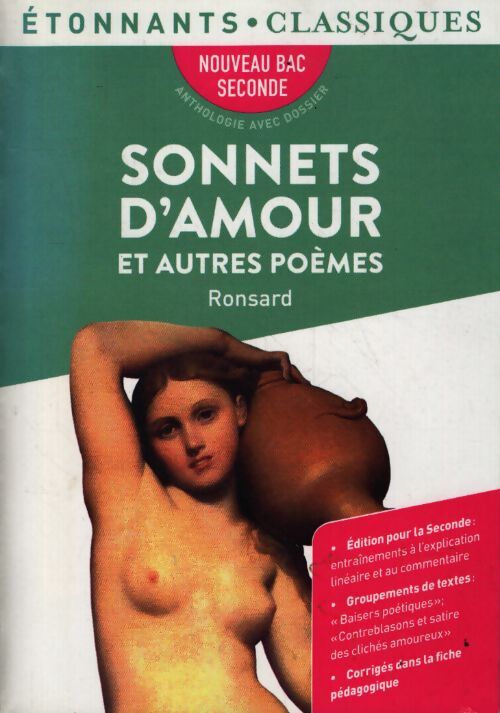 Sonnets d'amour et autres poèmes - Ronsard - Livre