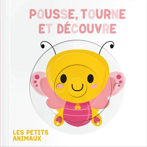 Les petits animaux pousse tourne - Collectif - Livre